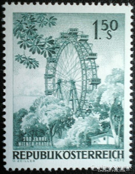 A1204 / Austria 1966 the Vienna Prater stamp postal clear