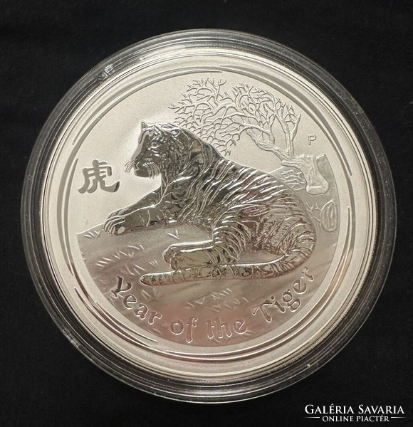 1 Kg silver coin 2010 Year of the Tiger.