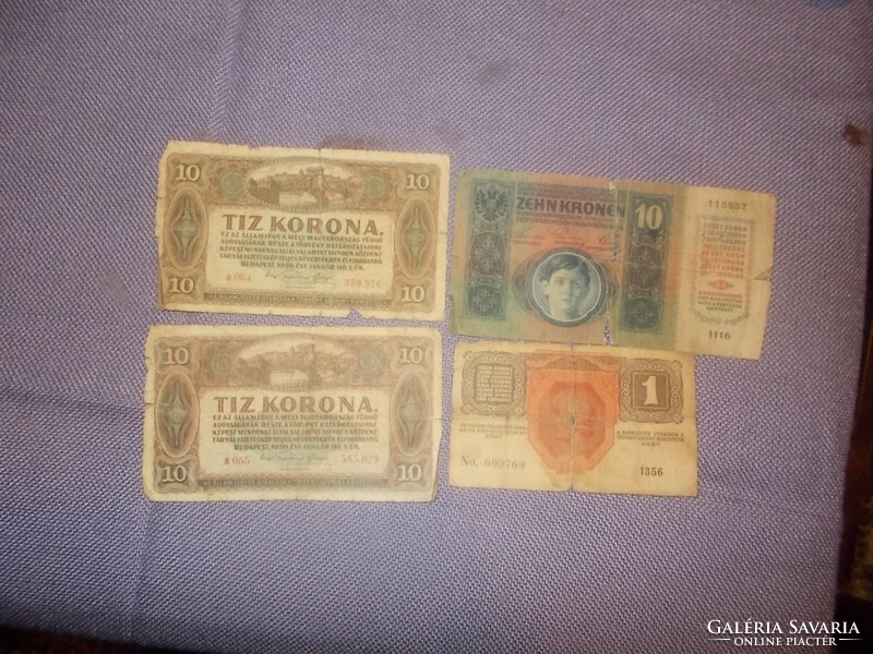4-Drb krone paper money.