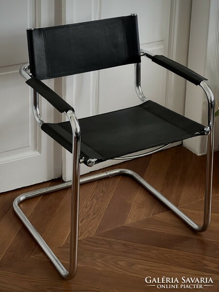 Mart stam s34 armchair - 6 tubular, chrome-plated, mid-century armchairs