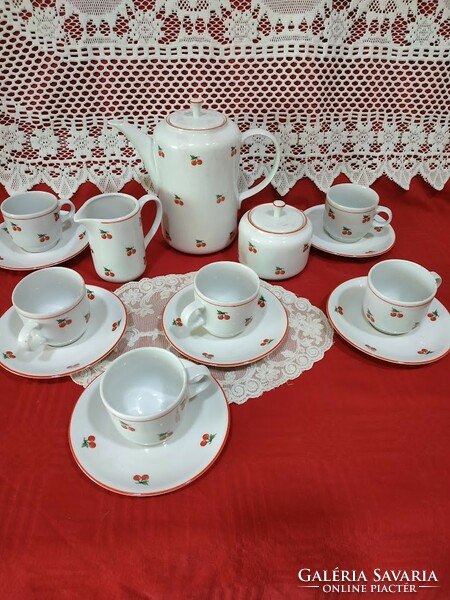 Cherry lowland porcelain coffee set