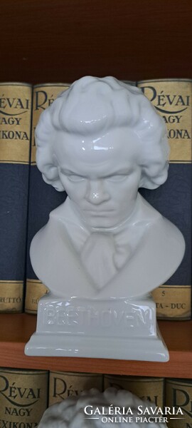 Herendi Beethoven porcelán büszt