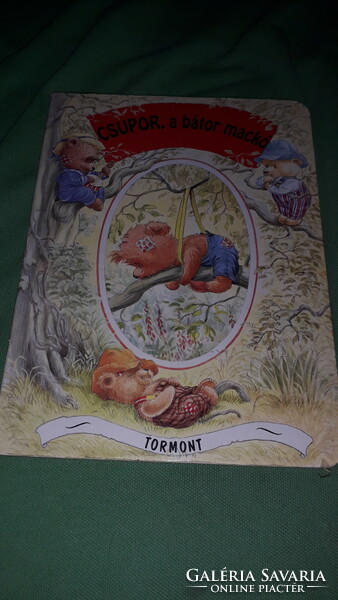 1992. Csupor, the brave teddy bear - children's picture story book tormont according to the pictures