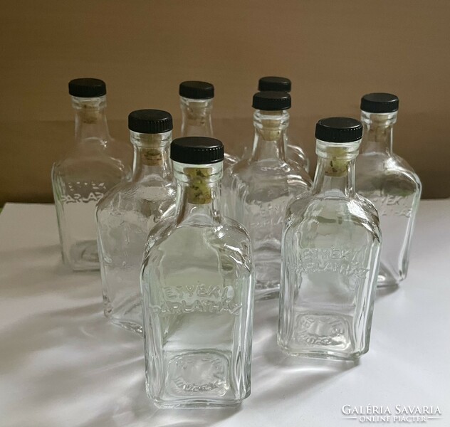 50 ml cork-stoppered square Etyek still bottles, 8 pcs