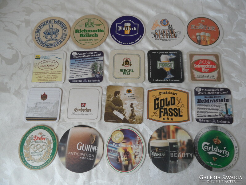 Older beer coasters (20 pcs.)