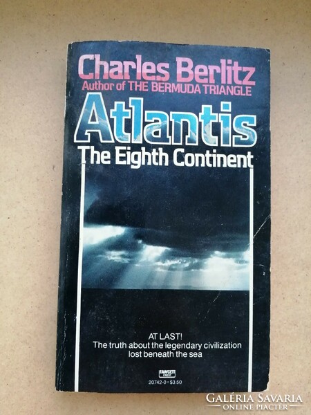 Rare! English language book about Atlantis. Charles Berlitz: Atlantis, the eighth continent