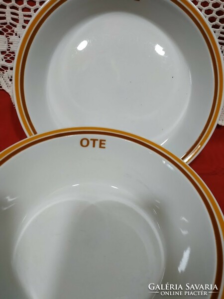 Alföldi porcelain ote logo goulash and vegetable plates