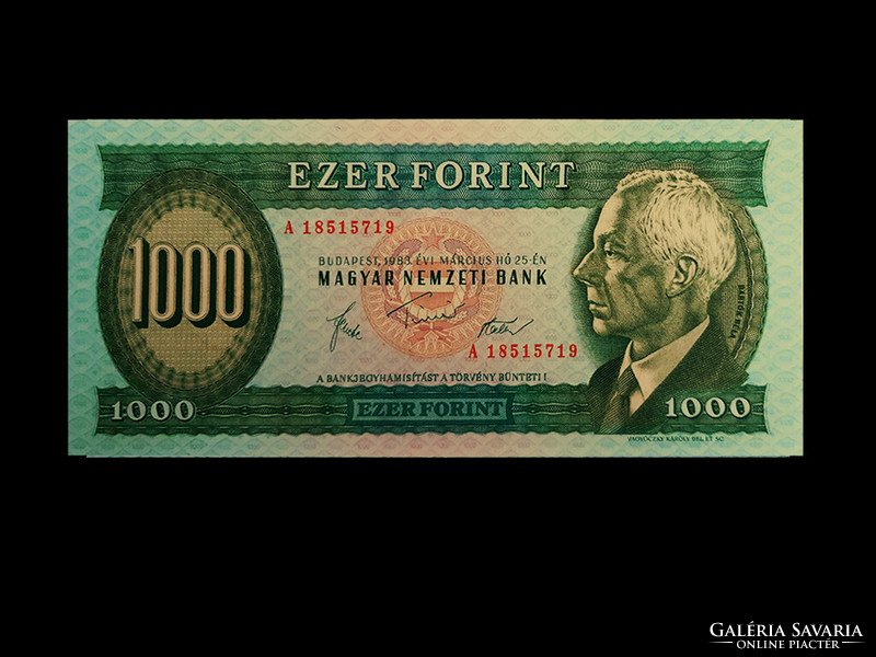 A nice unc - bartók thousand - one of the first - 1983