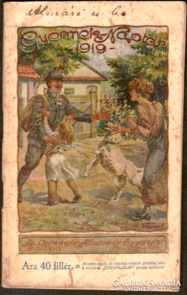 Children's calendar for the year 1919