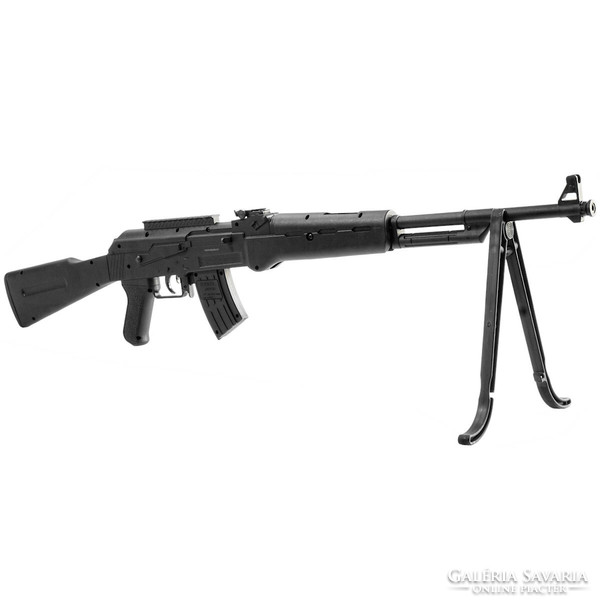 Ak 47 model 4.5mm air rifle with a barrel breaker.