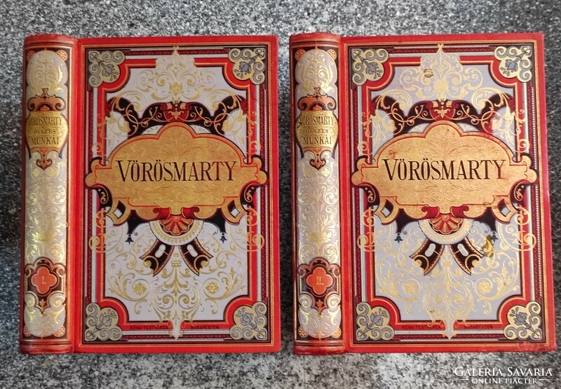 Vörösmarty összes munkái I-II.kötet. 1884.. Méhner Vilmos.