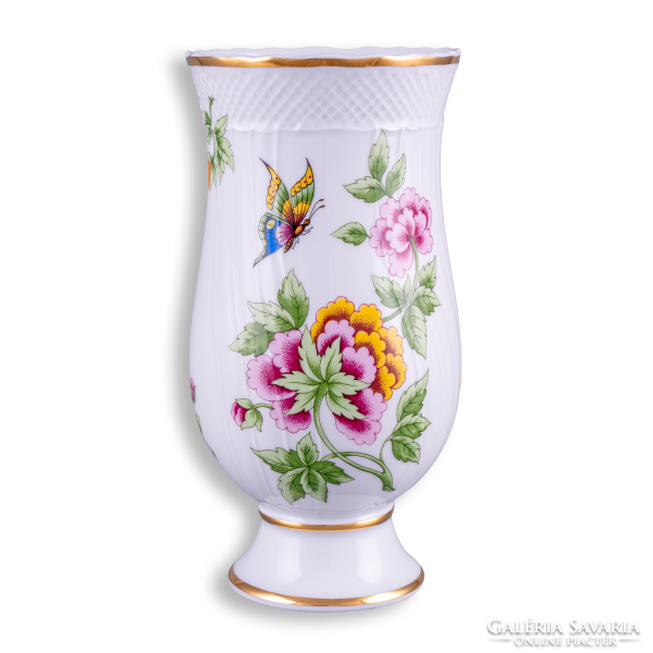 Új Hollóházi hortenzia váza, 22 cm-es
