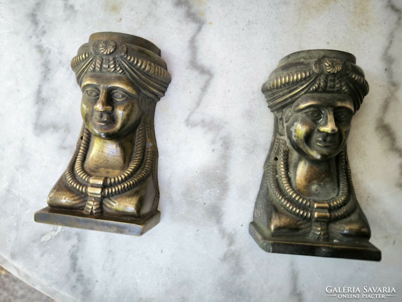 Réz Empire Ampír bútor dísz vitrin komód szekreter réz dísz.