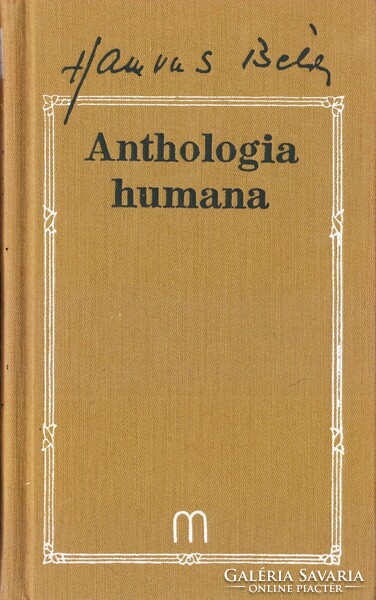 Hamvas Béla: Anthologia humana