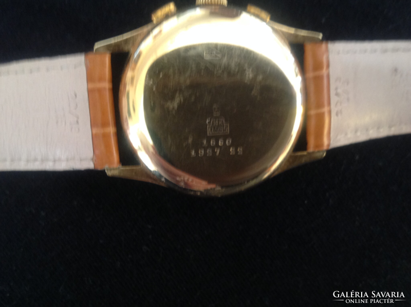 Orator svájci 14k-os arany Chronograph férfi aranyóra