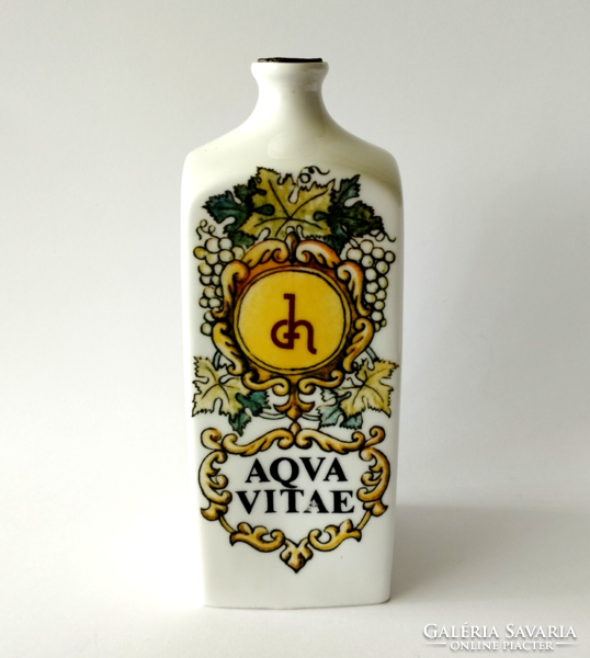 HOLLÓHÁZI PORCELÁN CHINOIN LIMITÁLT GYÁRTÁSÚ PALACK TOKAY BORRAL