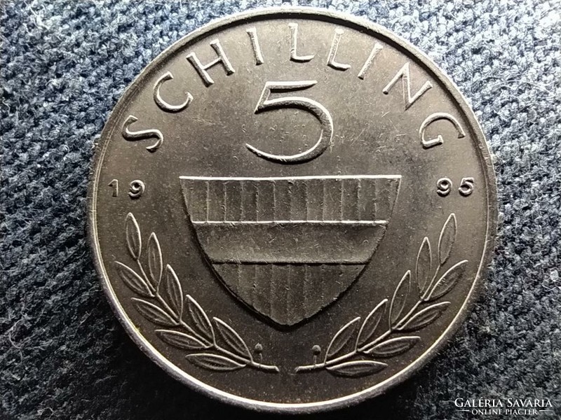 Ausztria réz-nikkel 5 Schilling 1995