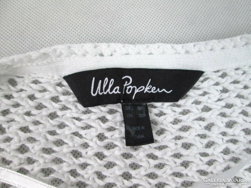 EREDETI ULLA POPKEN (4XL / 5XL) RÖVID UJJÚ NŐI KÖNNYED HORGOLT FELSŐ