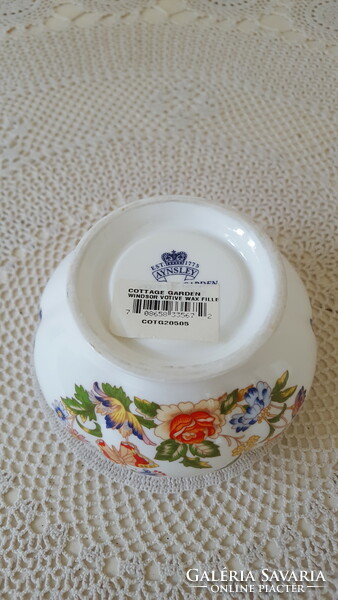 Aynsley,angol porcelán cukortartó,bonbonier