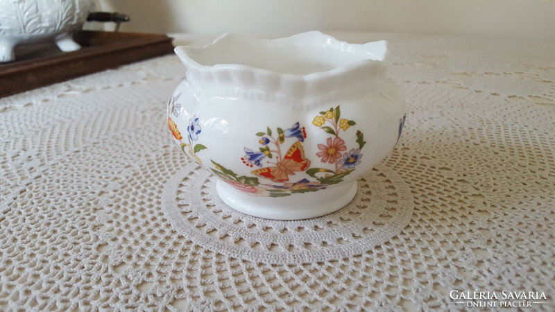 Aynsley,angol porcelán cukortartó,bonbonier