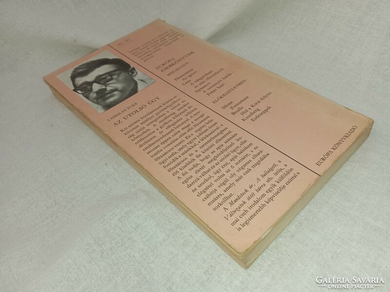 Ladislav Fuks - Az utolsó ügy - Európa Könyvkiadó