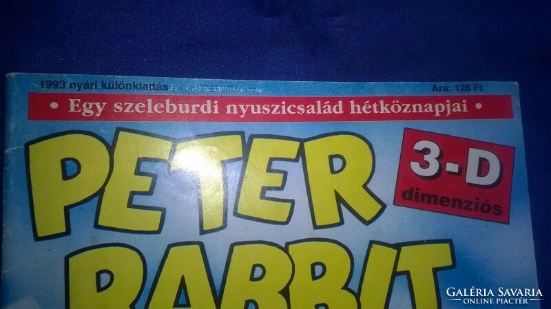 Peter Rabbit 3 - D képregény füzet - 1993. nyári különszám
