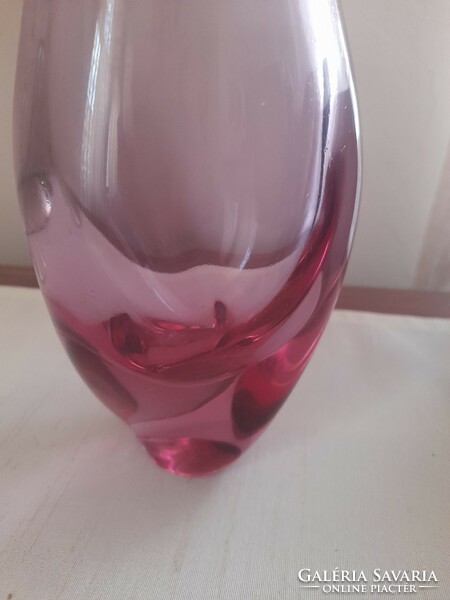 Miloslav Klinger Cseh váza Pink színben