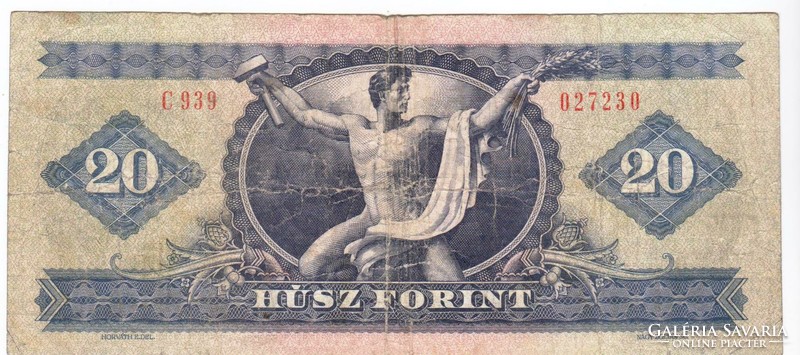 Magyarország 20 forint 1975 FA