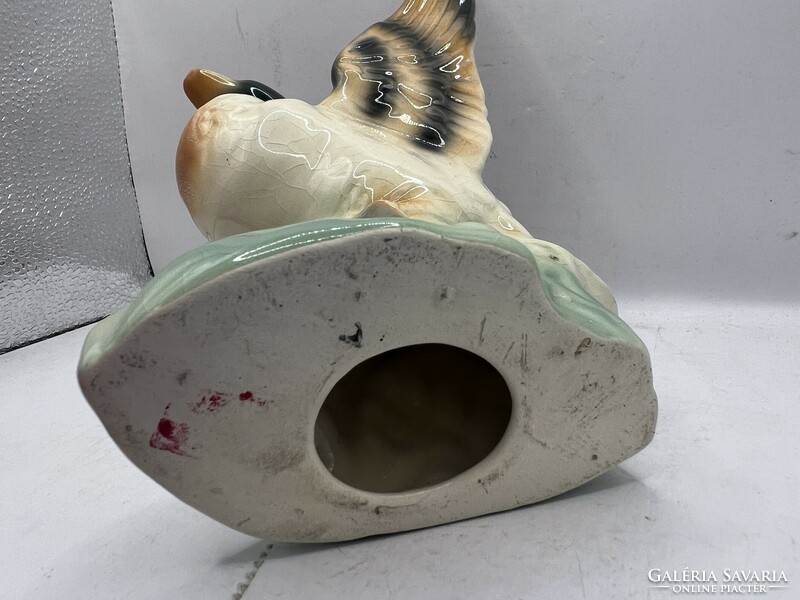 Fajd kakas porcelánból, hibátlan, 20 cm-es magasságú.6237