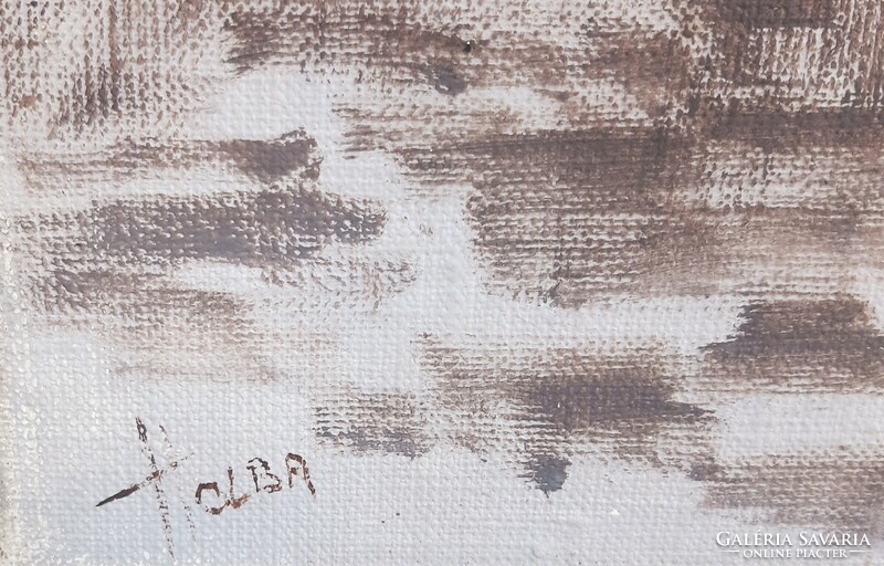 Holba Tivadar (1906-1995) Téli Folyópart