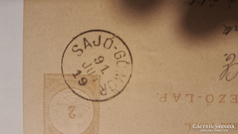 Sajógömör (szlovákul Gemer) község Szlovákiában, 1891