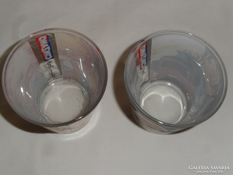 CINZANO üveg pohár ( 2 db. )