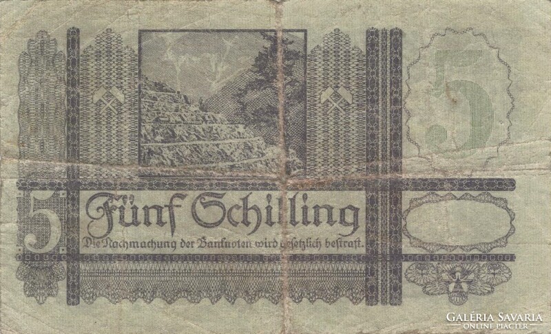 5 schilling 1951 Ausztria 2. Nagyon ritka