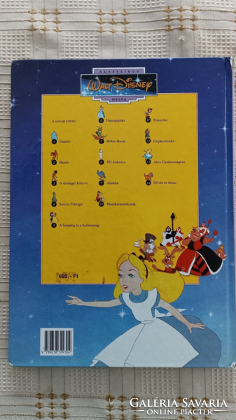 Walt ​Disney klasszikus mesék: Alice Csodaországban 13.(1994) Egmont Hungary (ritka)