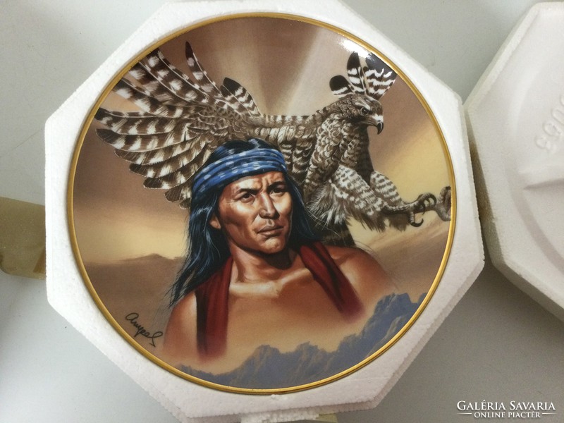 Limitált darabszámban készült, sorszámozott Franklin Mint Heirloom Recommendation angol porcelán