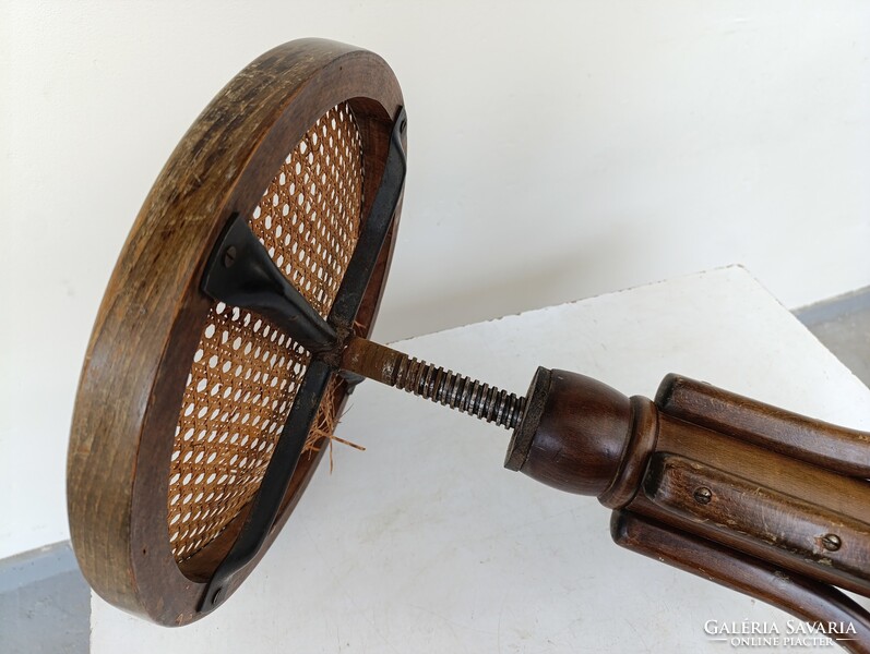 Antik zongoraszék Thonet bútor zongora szék zene fonatozása szakadt 753 9456