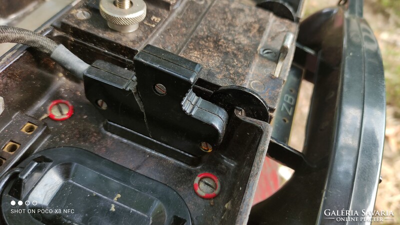 Bundeswehr katonai hordozható telefon terepi telefon FF - OB / ZB 1965