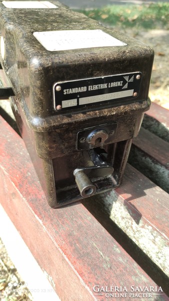Bundeswehr katonai hordozható telefon terepi telefon FF - OB / ZB 1965
