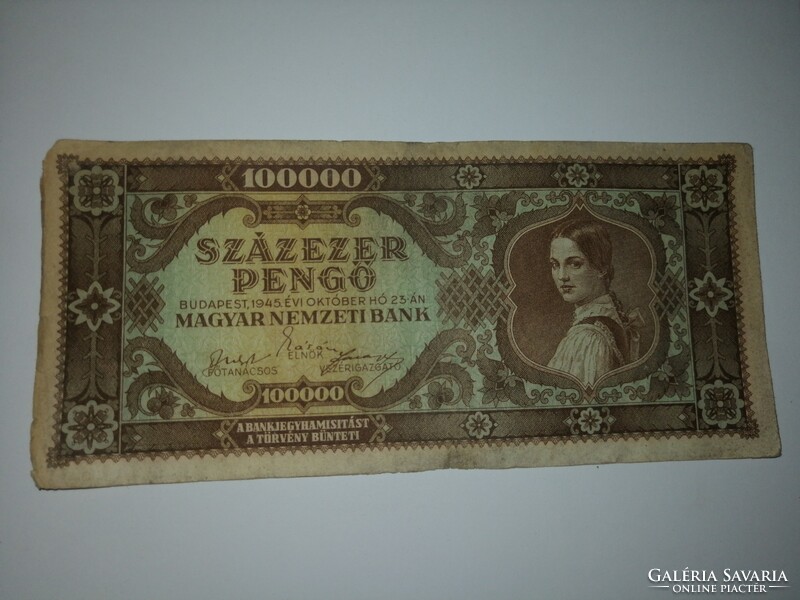 4 db Százezer pengő 1945