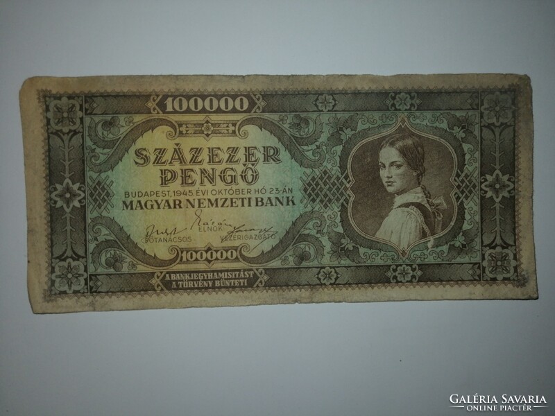 4 db Százezer pengő 1945