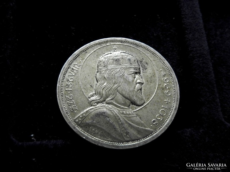 1938 ezüst Szent István 5 pengő (JTC2)