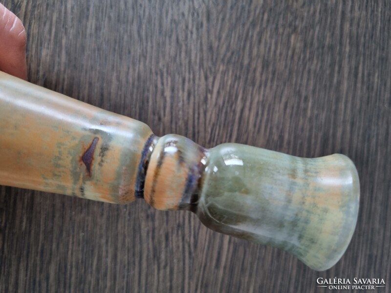 Vintage kerámia gyertyatartó / váza - 19 cm