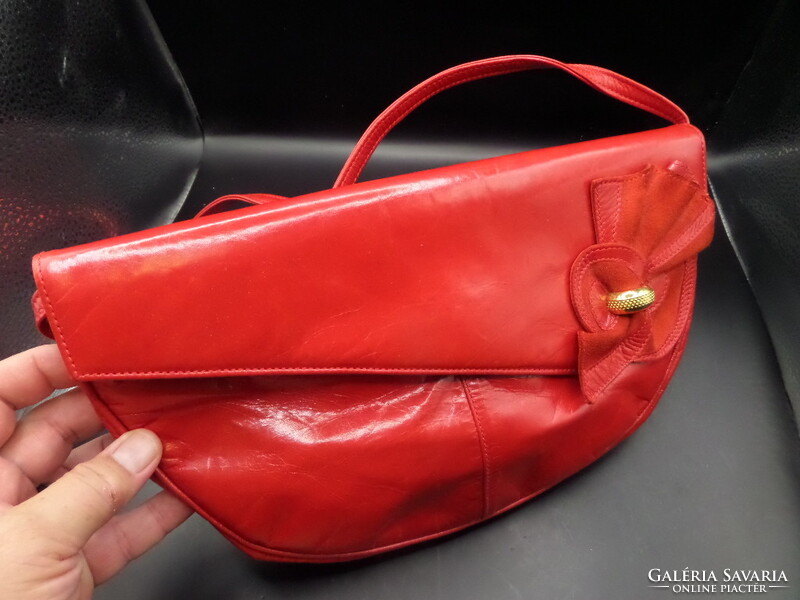 Franco Bellini (eredeti) VINTAGE crossbody női elegáns alkalmi bőrtáska