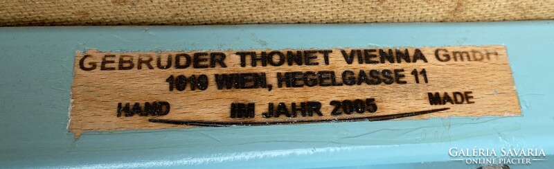 Gebrüder Thonet 209 Vienna GmbH Handmade Vintage Provence 9 db Szék Székek Karosszék Karosszékek fa