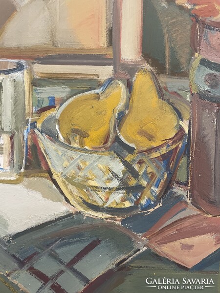 Baticz Levente (1941- ) EREDETI 73x93 cm olajfestménye