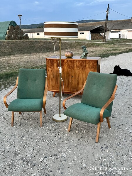 Csodaszép régi különleges karfáju fotel Armchair by Jaroslav Smidek for Ton, Czech Republic, 1960s