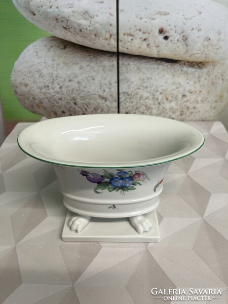 Herendi Tertia Oroszlán Körmös Talpas Porcelán Váza A85