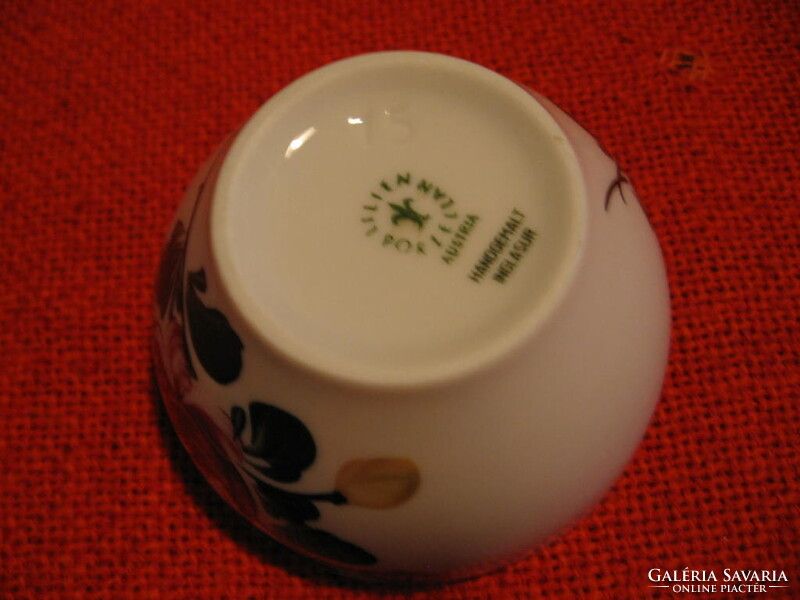 Retro Lilien porcelán  tál Alpenflora Josefine
