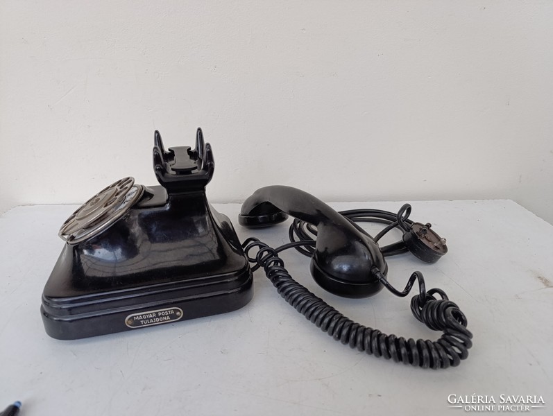 Antik telefon 1935 asztali tárcsás CB 35 asztali magyar távbeszélő készülék 9564