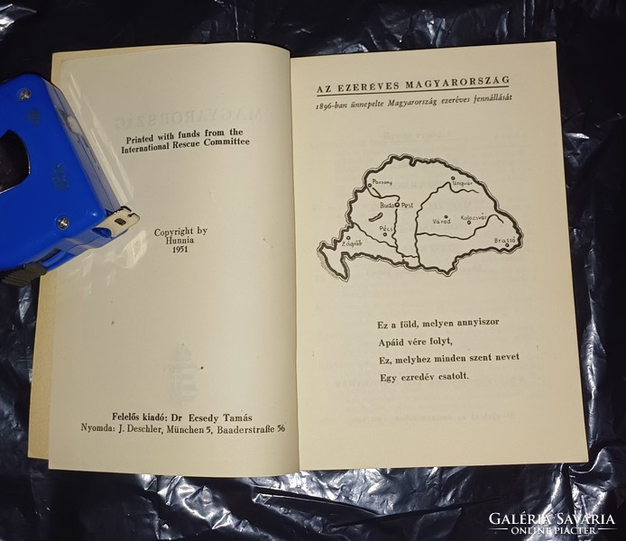 Magyarország története Hunnia 1951 Dr. EcsedyTamás kiadása München